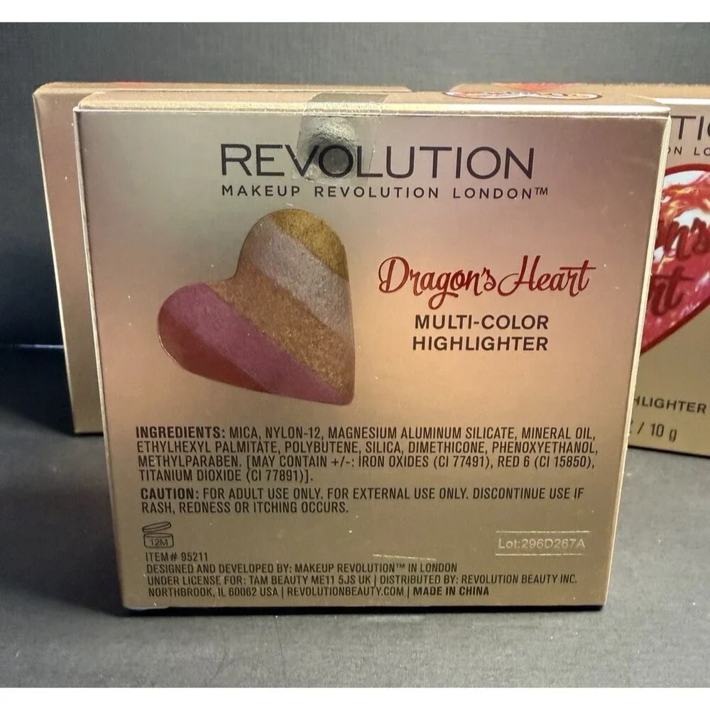 Revolution Dragon’s Heart Multi‑Color Highlighter – Rainbow Glow Illuminator